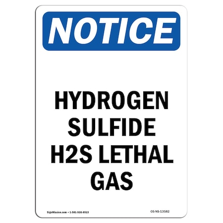 OSHA Notice, 18 Height, 24 Width, Rigid Plastic